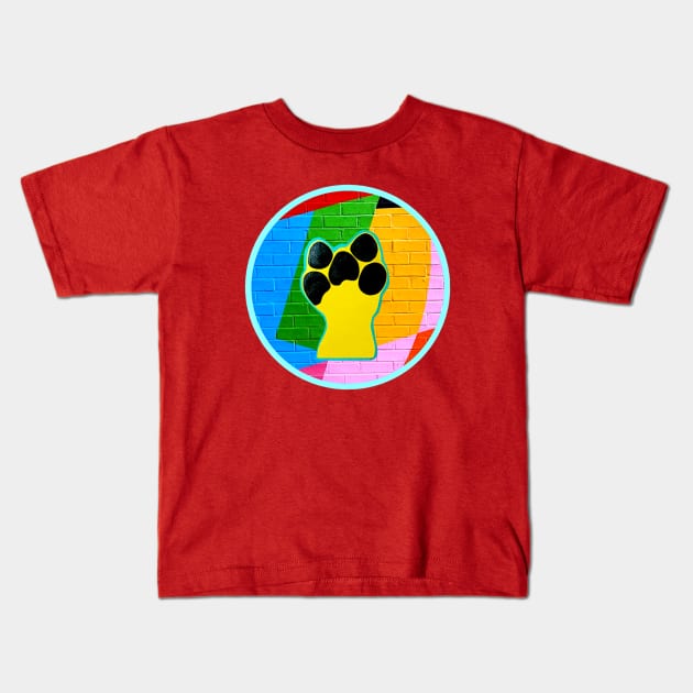 Paw Power Circle Design Kids T-Shirt by Edongski303 Teepublic Merch